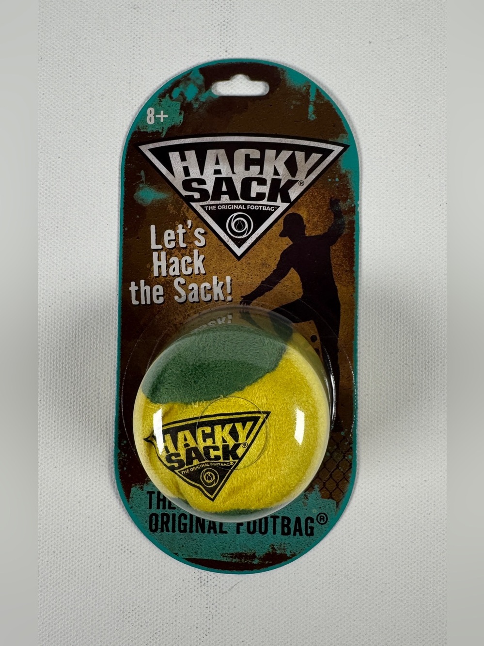 Hacky Sack The Original Footbag In Green & Yellow Viral TikTok Soccer Kick Ball